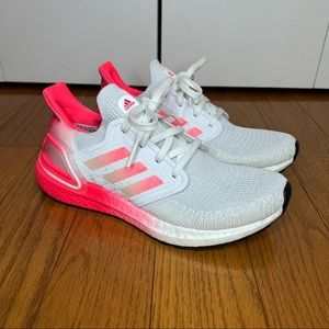 Adidas Ultraboost 20 cloud white/signal pink